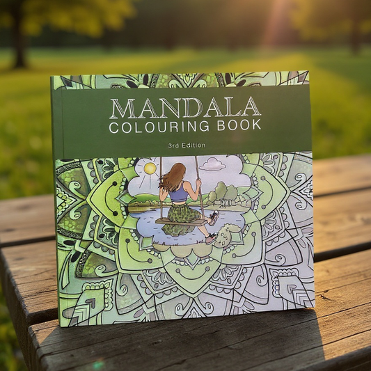 Mandala Colouring book with Nature Motifs