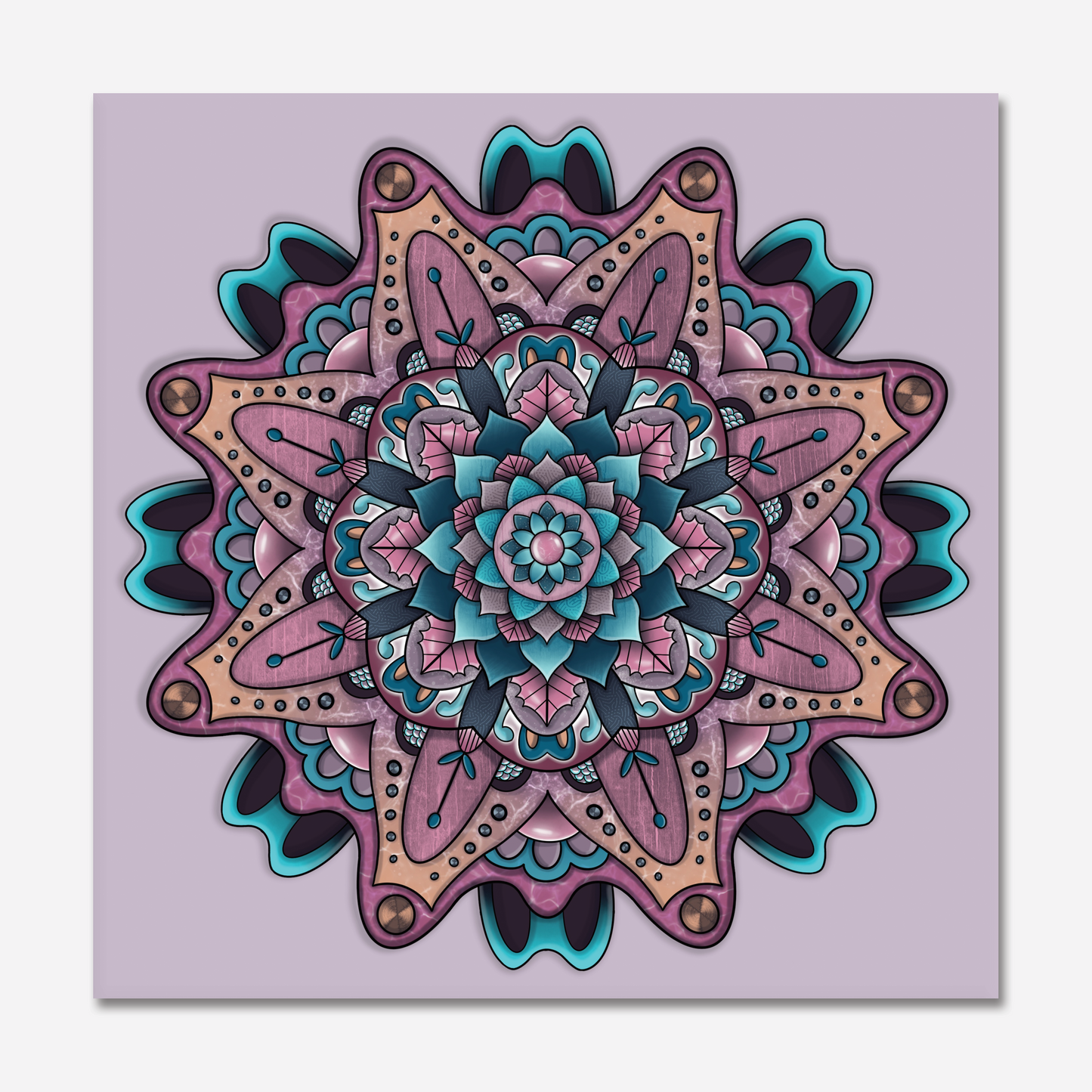 Candy Sweet Mandala Greeting Card