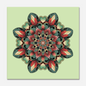 Green Mandala Greeting Card