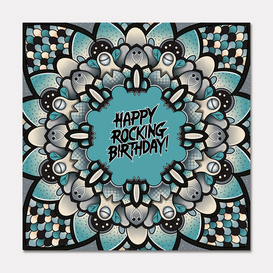 Happy Rocking Birthday Card