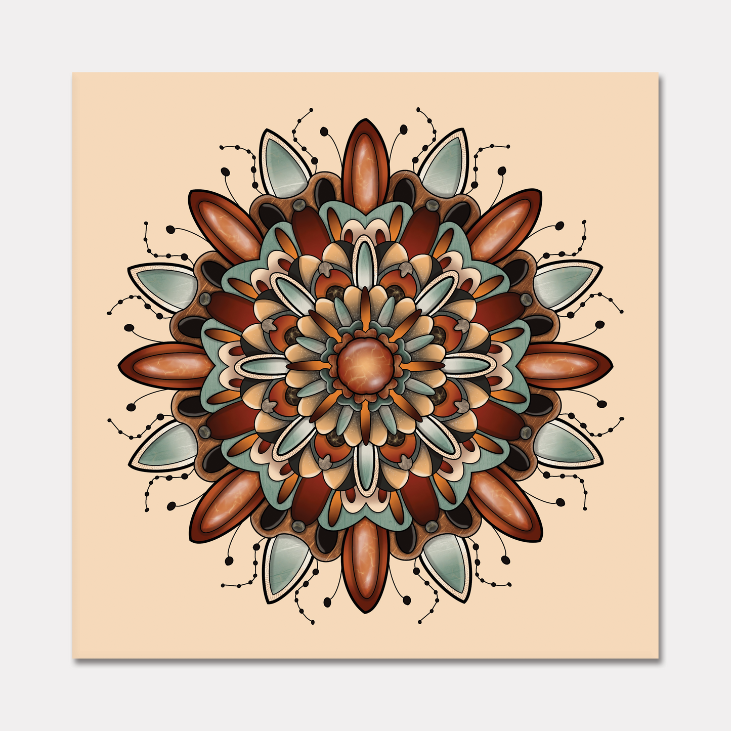 Calming Mandala Greeting Card