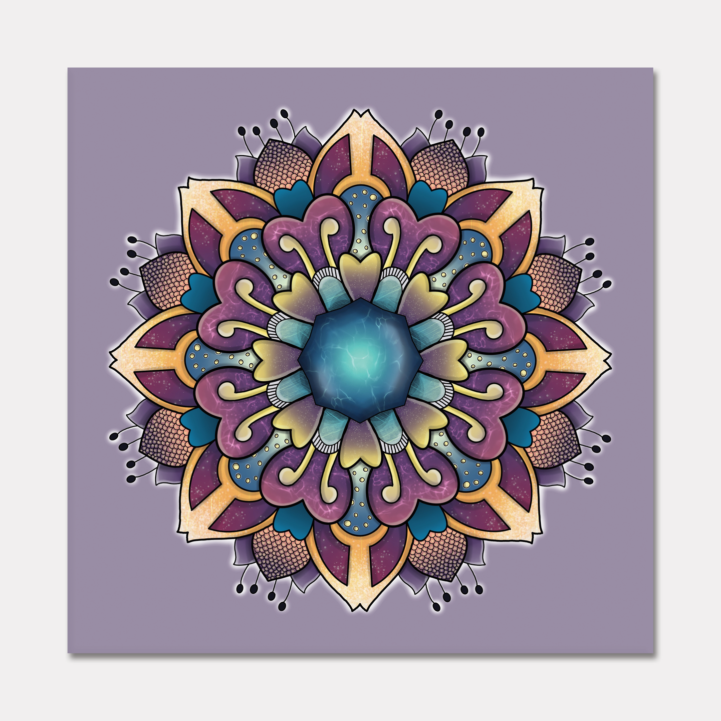 Simple Mandala Greeting Card