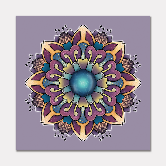 Simple Mandala Greeting Card