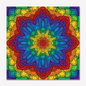Rainbow Mandala Greeting Card