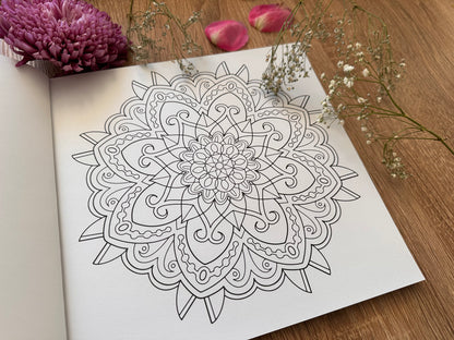 Mandala Colouring book Second Edition