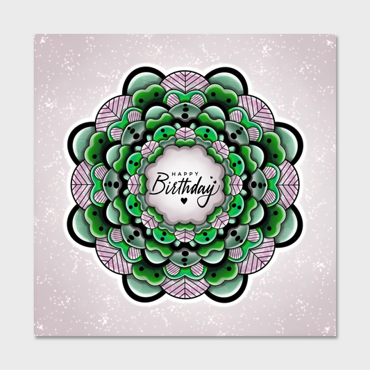 Happy Birthday Greeting Card